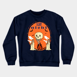 scary night Halloween Crewneck Sweatshirt